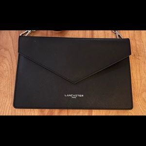 Lancaster Paris leather envelope clutch/crossbody